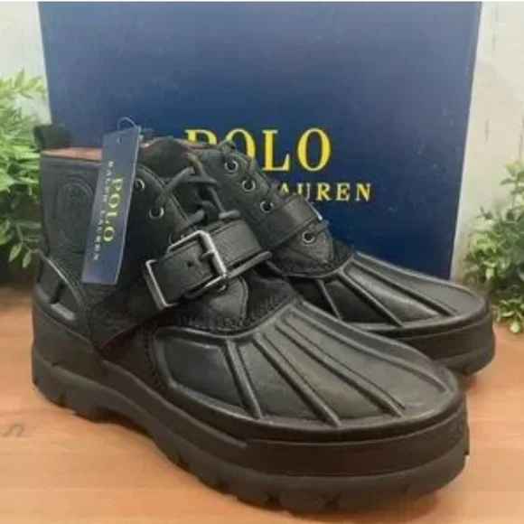 Polo by Ralph Lauren Men's Black Boots - Picture 8 of 8